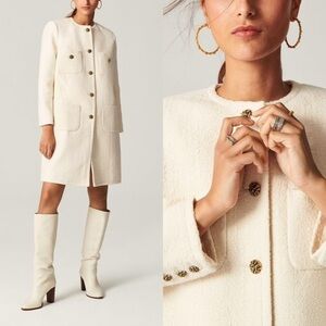 New ba&sh Mateo Patch Pocket Coat Size Large​​​